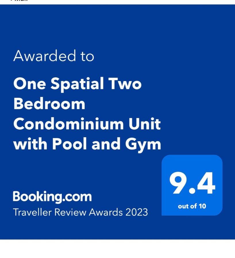 One Spatial Two Bedroom Condominium Unit With Pool And Gym Free Netflix And Wifi ايلويلو المظهر الخارجي الصورة